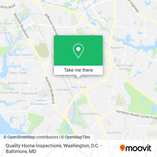 Quality Home Inspections map