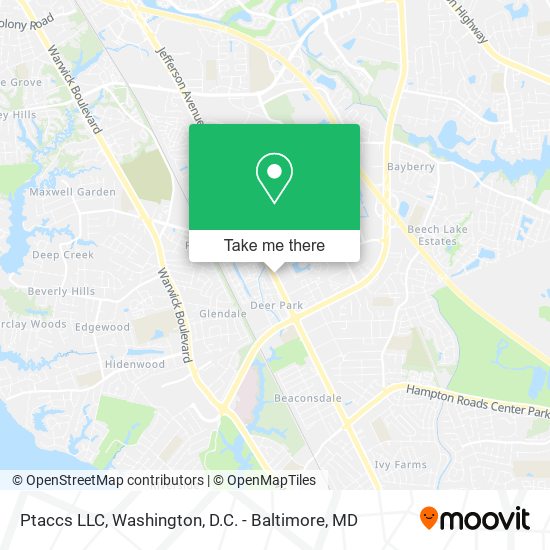 Ptaccs LLC map