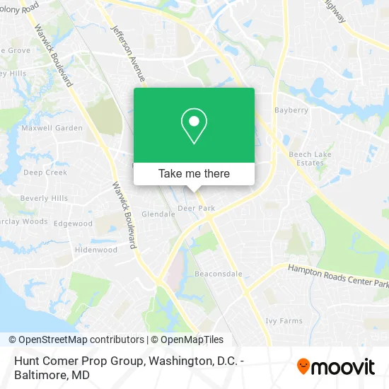 Hunt Comer Prop Group map