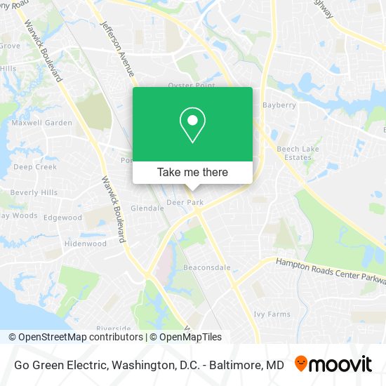 Mapa de Go Green Electric
