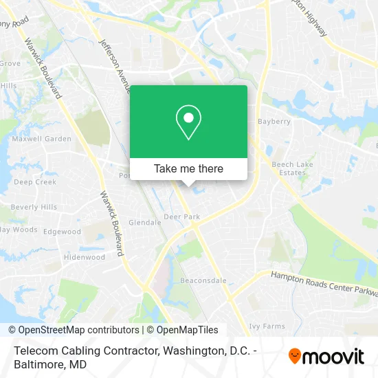 Telecom Cabling Contractor map