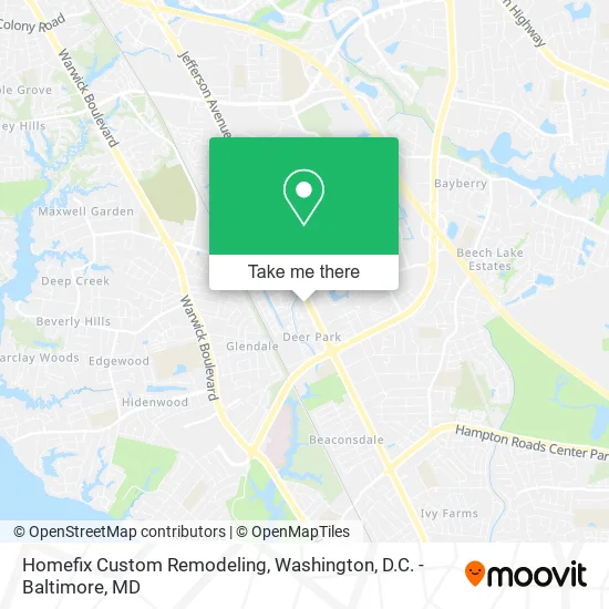 Homefix Custom Remodeling map