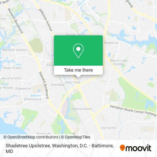 Shadetree Upolstree map