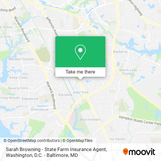 Sarah Browning - State Farm Insurance Agent map