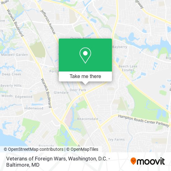 Mapa de Veterans of Foreign Wars