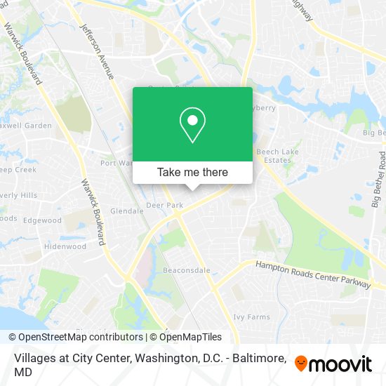 Villages at City Center map