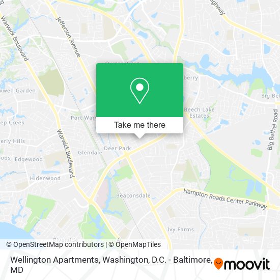 Mapa de Wellington Apartments