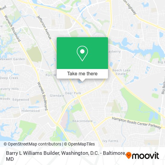 Barry L Williams Builder map