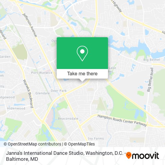 Janna's International Dance Studio map