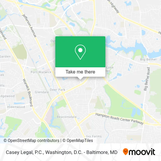 Casey Legal, P.C. map