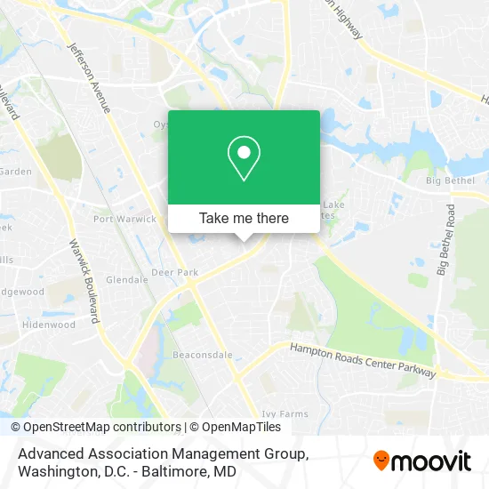 Advanced Association Management Group map