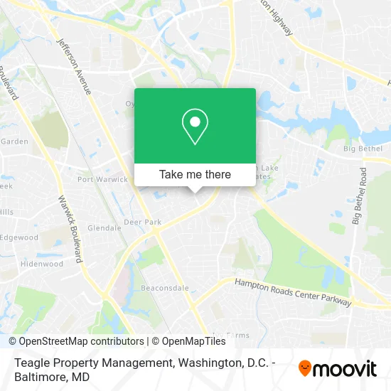 Teagle Property Management map
