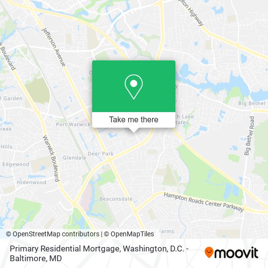 Primary Residential Mortgage map