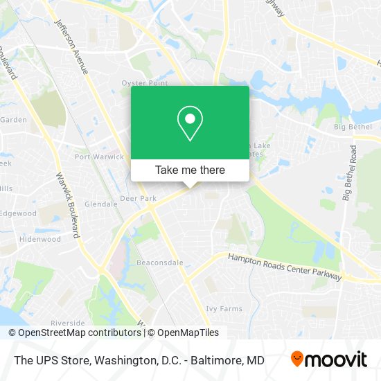 Mapa de The UPS Store
