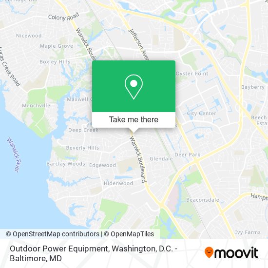 Outdoor Power Equipment map