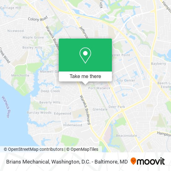 Brians Mechanical map