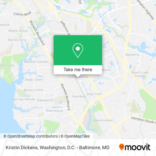 Kristin Dickens map
