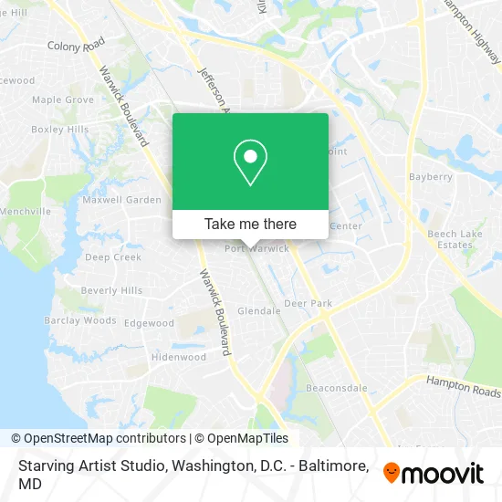 Starving Artist Studio map