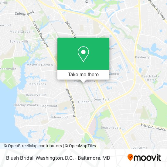Blush Bridal map