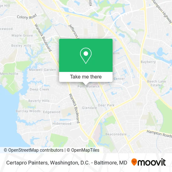 Certapro Painters map