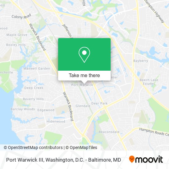 Port Warwick III map