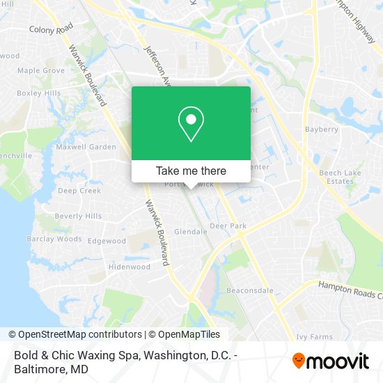 Bold & Chic Waxing Spa map