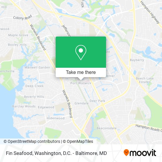 Fin Seafood map