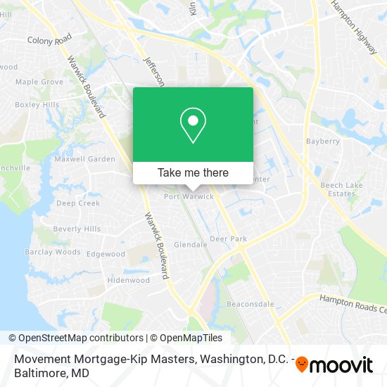 Movement Mortgage-Kip Masters map