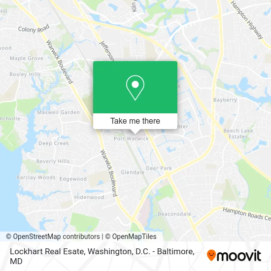 Lockhart Real Esate map