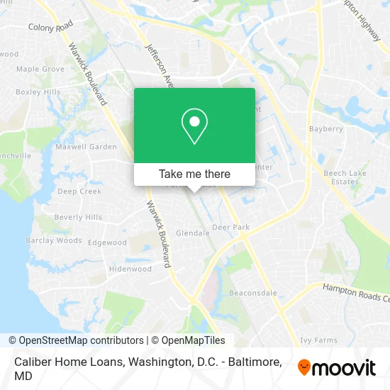 Caliber Home Loans map