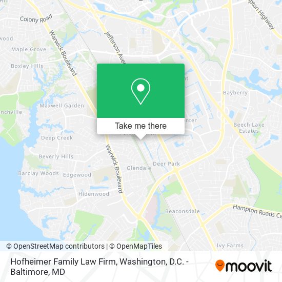 Hofheimer Family Law Firm map