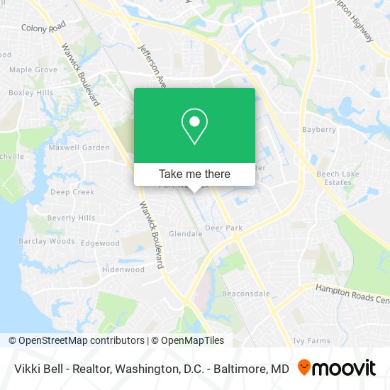 Vikki Bell - Realtor map
