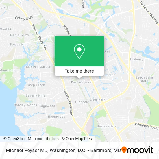 Michael Peyser MD map