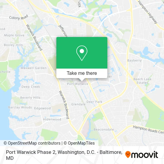 Port Warwick Phase 2 map