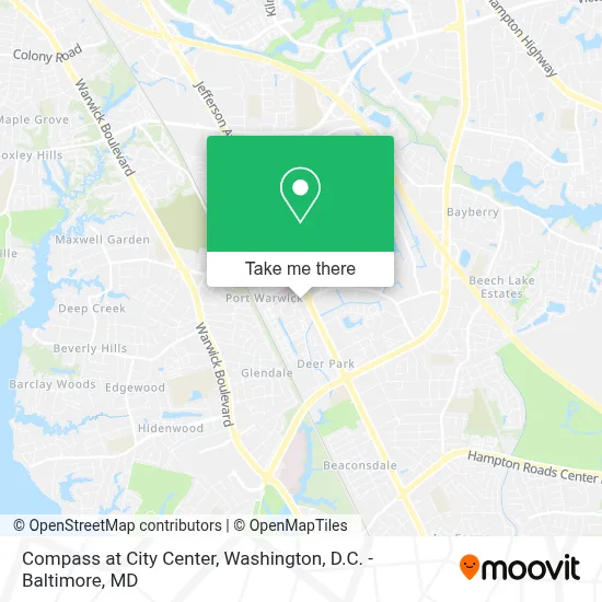 Compass at City Center map
