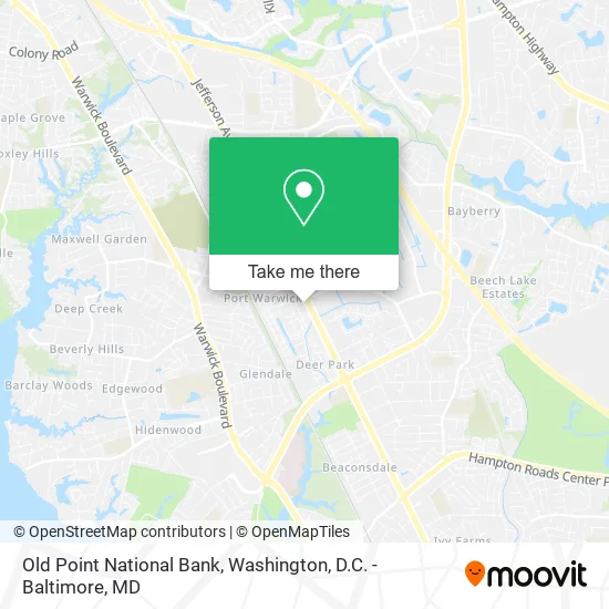Old Point National Bank map