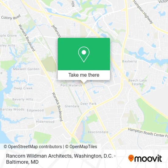 Rancorn Wildman Architects map