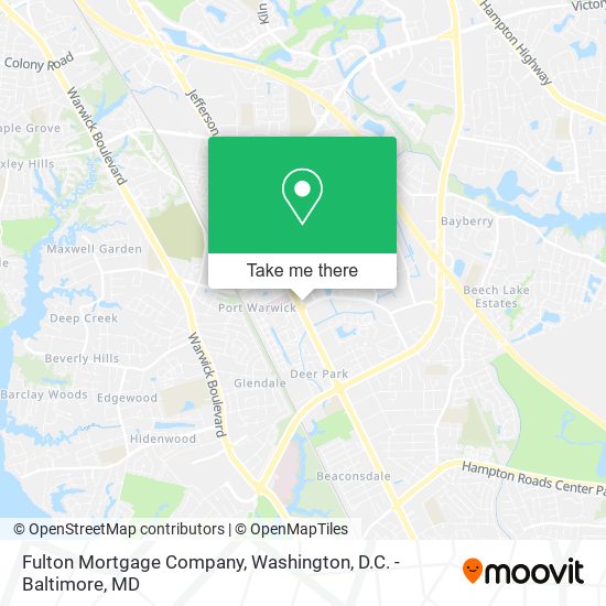Mapa de Fulton Mortgage Company