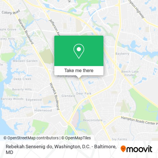 Mapa de Rebekah Sensenig do