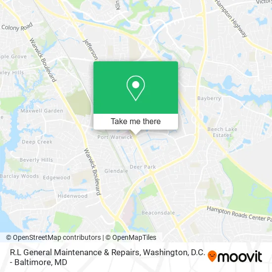 R.L General Maintenance & Repairs map