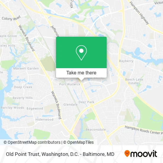 Old Point Trust map