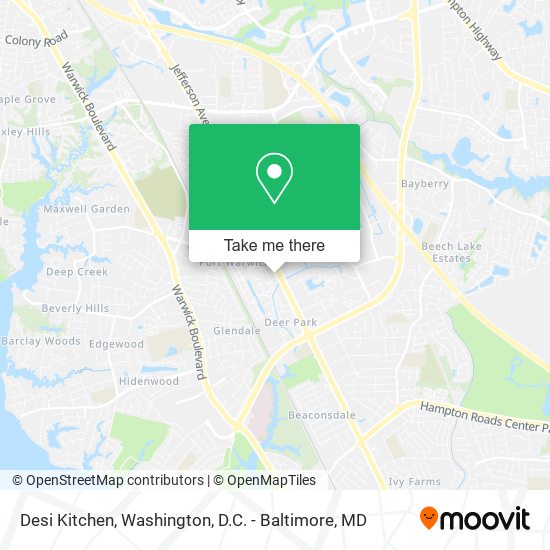 Desi Kitchen map