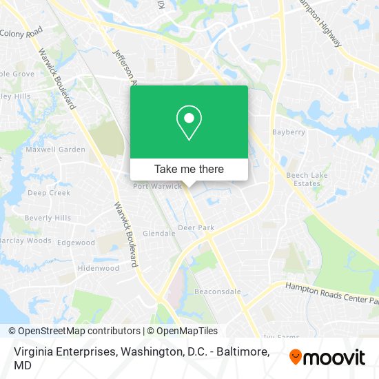 Mapa de Virginia Enterprises
