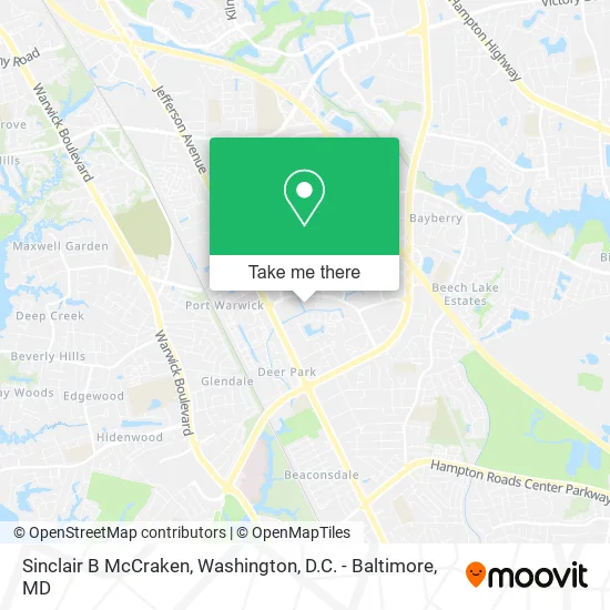 Sinclair B McCraken map