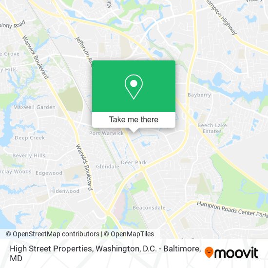 High Street Properties map