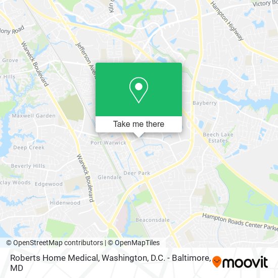Roberts Home Medical map