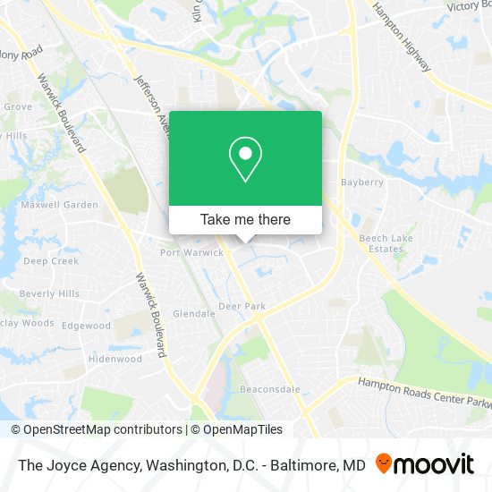 The Joyce Agency map