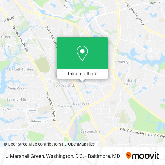Mapa de J Marshall Green