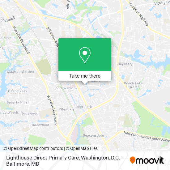 Lighthouse Direct Primary Care map