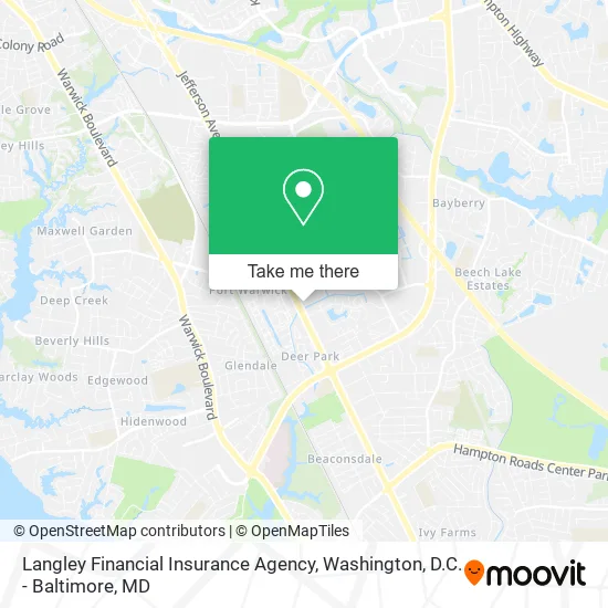 Langley Financial Insurance Agency map